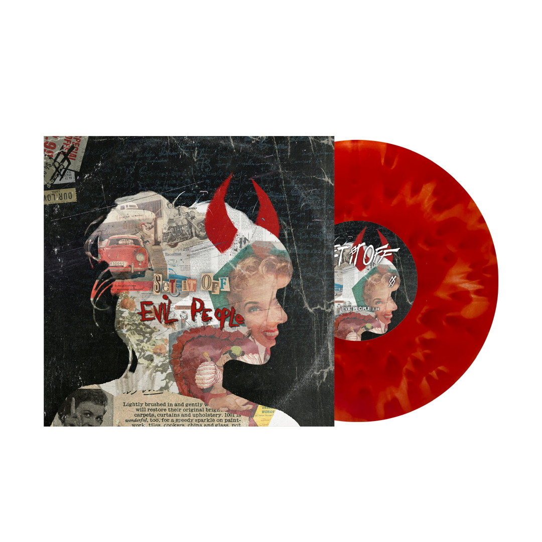 Evil People 7" Vinyl - Cloud Cherry Red