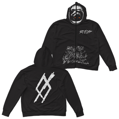 Parasite Full Face Zip Hoodie (Pre-Order)