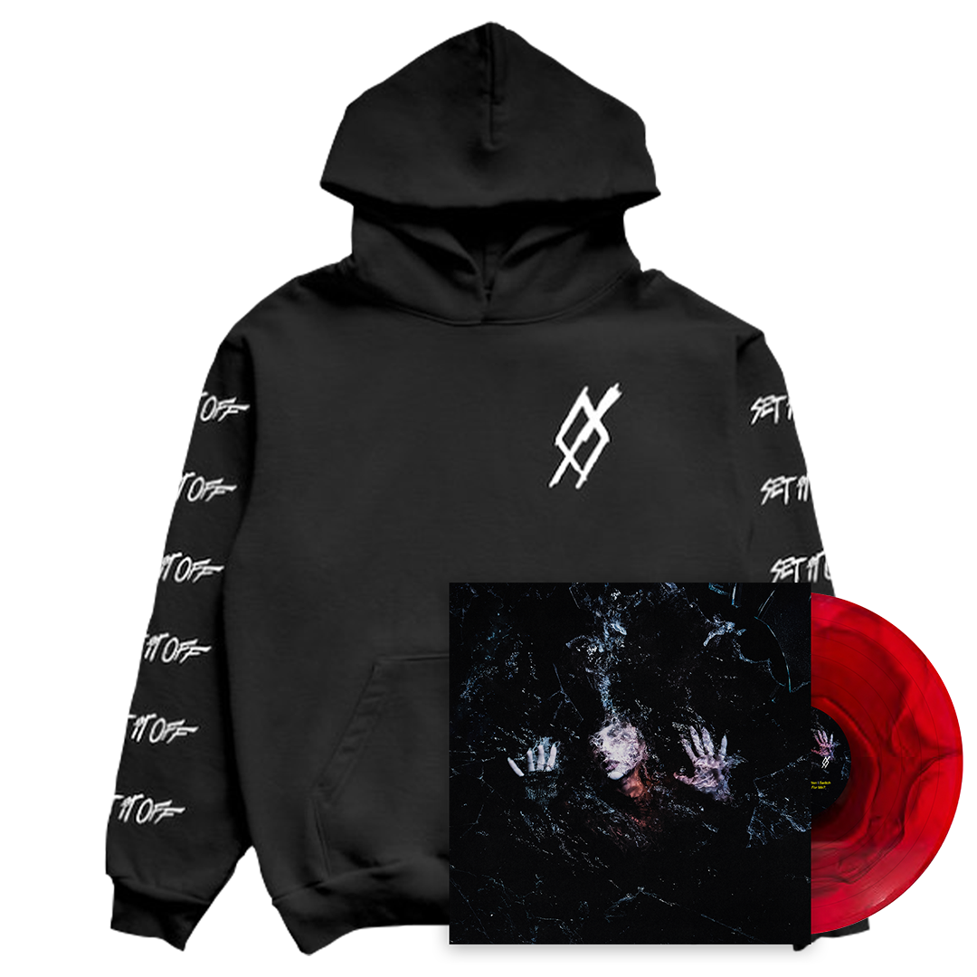 Set It Off - Album Tracklist Hoodie and Red Ripple Vinyl Fan Pack